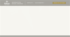 Desktop Screenshot of hiltonbrandawards.com